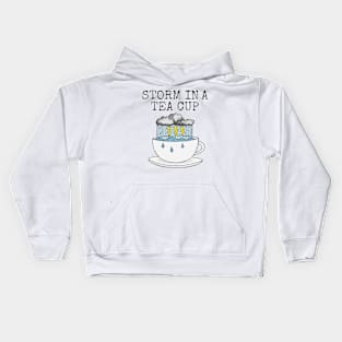 Storm In A Tea Cup Weather Meteorologist Funny Kids Hoodie